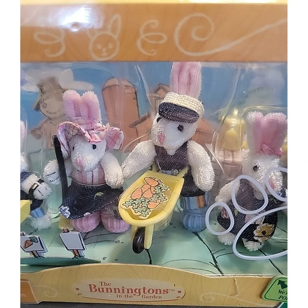 Furryville The Bunningtons in the Garden 2004 Bunny Family Mattel Rabbits